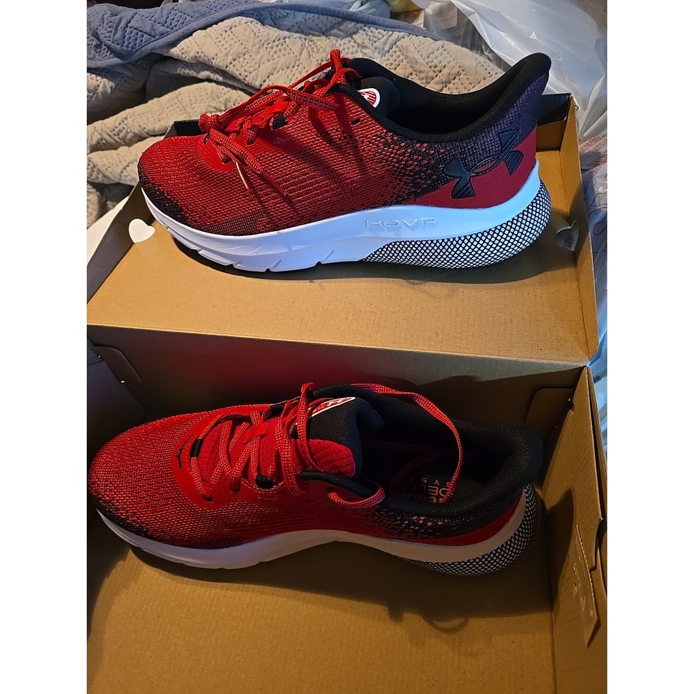 Size‎ 10.5 - Under Armour HOVR Turbulence 2 Red/Black Men's Sneakers